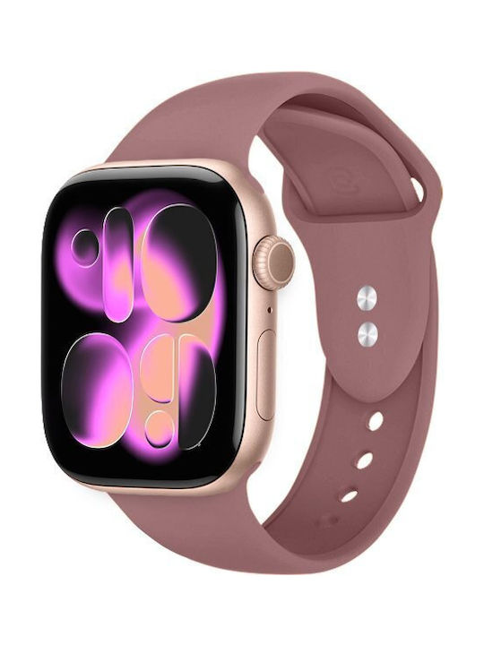 Crong Liquid Λουράκι Σιλικόνης Dusty Pink (Apple Watch 38/40/41/42mm)