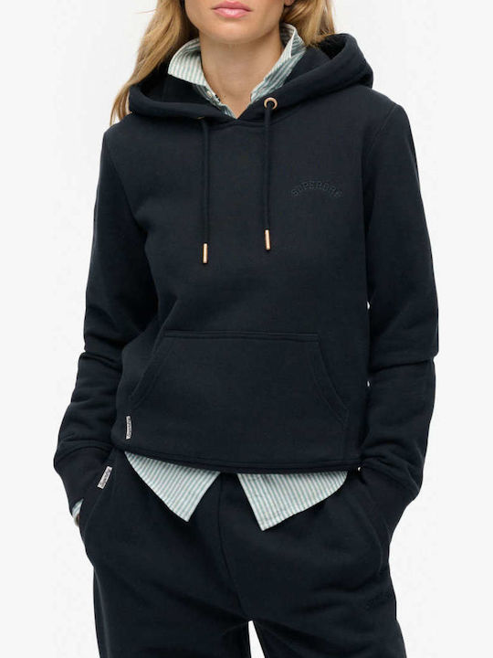 Superdry Logo Дамски Суитшърт Худи Син