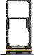 Clappio Sim Tray Galaxy A17 5G 4G Hybrid Dual Nano Sim Microsd Slot Schwarz