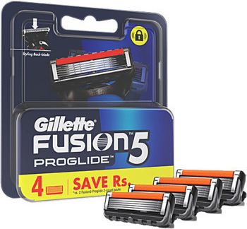Gillette Fusion5 Proglide Ersatzköpfe mit Gleitstreifen 4 Stück
