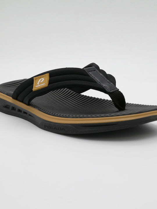 Pegada Men's Flip Flops Black
