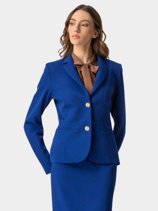 Chrisper Damen Blazer Blau