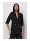 Donna Martha Women's Blazer Black 26556-1-MAVRO