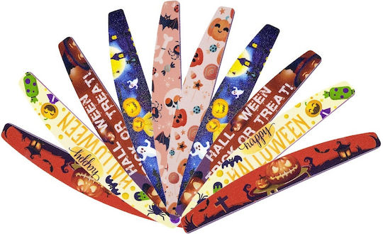 Set 10 Semilunar Nail Files Grit 180 240 Sensopro Milano