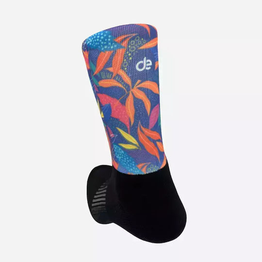 Desocks Printed Performance Cycling Socks Flowers S 35 38