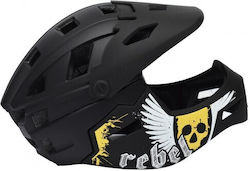 Moon Full Face Bicycle Helmet Downhill Mountain Black