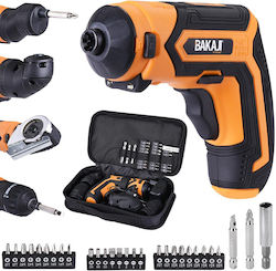 Bakaji 02836028 Angle Battery Screwdriver 3.7V