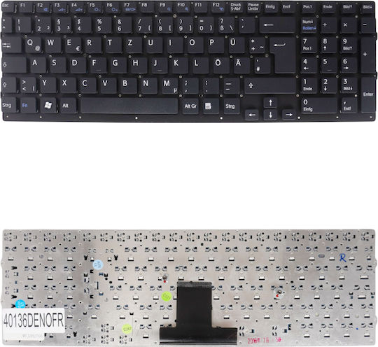 Deutsche Tastatur Für Laptop German Laptop Keyboard Sony Vaio Vpc-eb Vpc-eb11 Vpc-eb12 Vpc-eb13 Vpc-eb1 Vpc-eb2 Vpc-eb3 Vpceb Pcg-71212m V111678b 148793421 V111678a De No Frame Black Κωδ.40136denofr