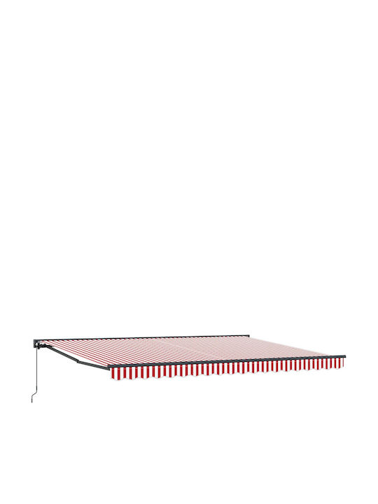 vidaXL Terrasse Zelt mit LEDs Rote 5x3.5m