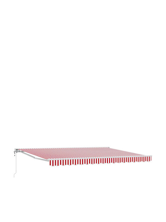 vidaXL Terrasse Zelt mit LEDs Rote 5x3m