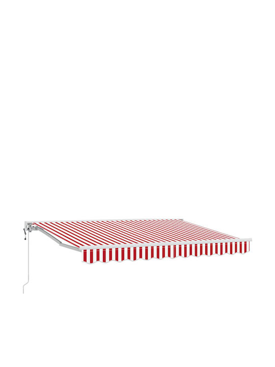 vidaXL Terrasse Zelt mit LEDs Rote 3x2.5m