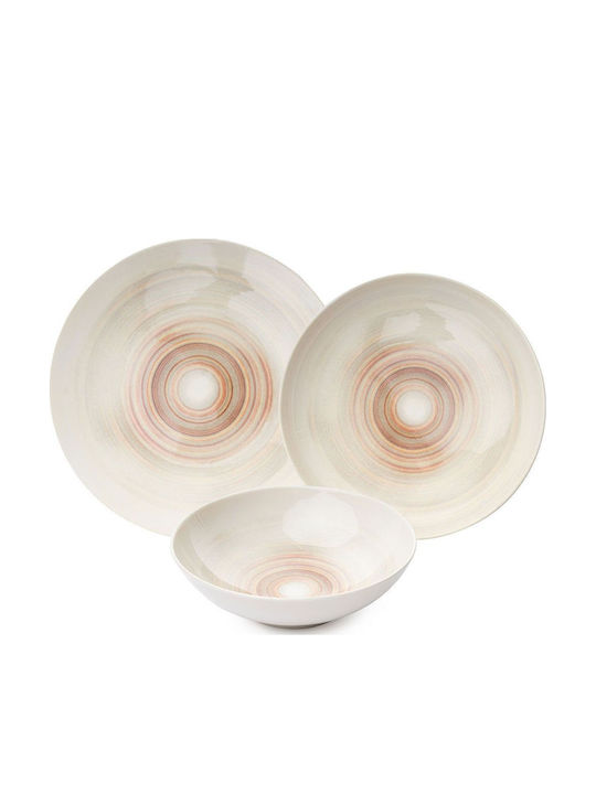 Dinnerware Set 24pcs 387grp1353 Multi Hermia 24pcs Porcelain