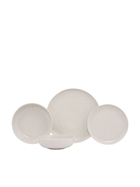 Dinnerware Set 16 Pieces 710ktp3605 Cream Hermia 16 Pieces Porcelain