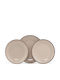 Dinnerware Set 18 Pieces 710ktp3380 Cinnamon Hermia 18 Pieces Porcelain