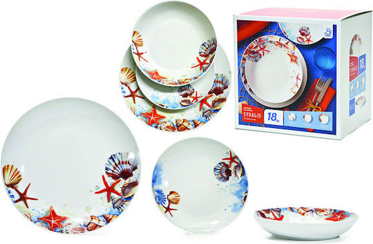 Set 18 Plates 1 Piece