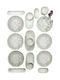 Dinnerware Set Plates Por Set 29pcs 335rtn1210 Multi Hermia 29 Pieces Porcelain