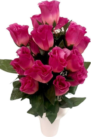 Vases Grave Roses 18 Branches Thim14115-18 Purple