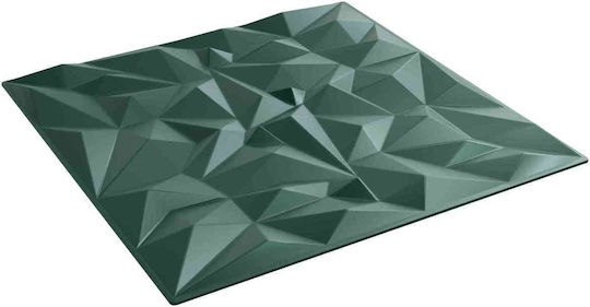 Vidaxl Πάνελ Τοίχου 48 Pcs Αμέθυστος Πράσινο 50 X 50 Cm Φελιζόλ Xps