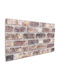 Vidaxl Panouri Decorative 3d 10 Bucăți Maro Închis 100 X 50 Cm Spumă Eps
