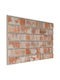 vidaxl 3D Wandpaneele 10 Stücke Orange 100 x 50 cm Selbstklebend EPS Schaum