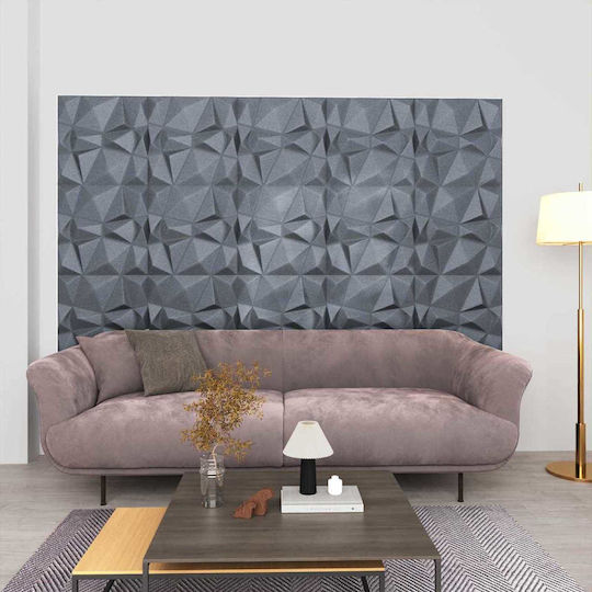 Vidaxl 3D Wandpaneele 12 Stück Diamant Grau 50 x 50 cm Polystyrol Xps