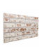 Vidaxl Panouri Decorative 3d 10 Bucăți Roșii Albe 100 X 50 Cm Spumă Eps