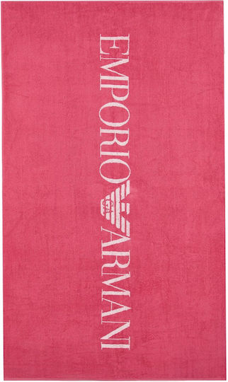 Emporio Armani Beach Towel Pink