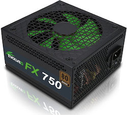 Evolveo 750W Sursă de Alimentare Neagră Semi-modulară 80 Plus Bronze (FX750)