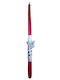 Easter Candle Butterfly Handmade Red