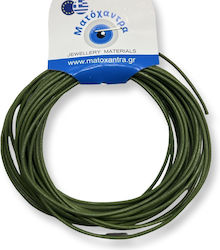 Natürliches Leder Grünes 1,5mm-5m