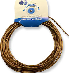 Naturleder Braune Bronzea Schnürsenkel 1,5mm-5m
