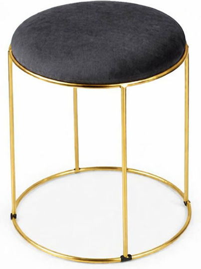 Living Room Stools Gold-Grey