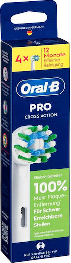 Oral-B Pro Crossaction Replacement Heads for Electric Toothbrush 4pcs