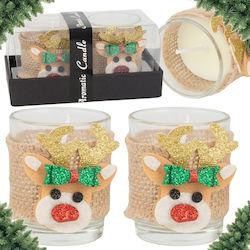 Verk Group Weihnachtsglas Kerze 2Stücke