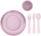 Tutete Tutete Baby & Kids Feeding Set from Plastic Purple 6 Pieces