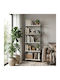Bookcase Bimblem White Marble 60x30x150cm