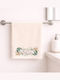 Astron Italy Boho Face Towel 50x90cm Ecru Weight 500gsm