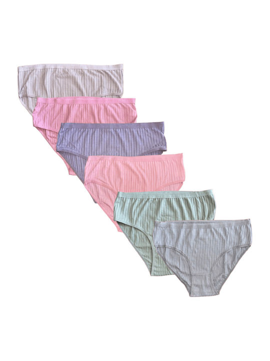 Cotton High Waist Women's Slip 3Pack