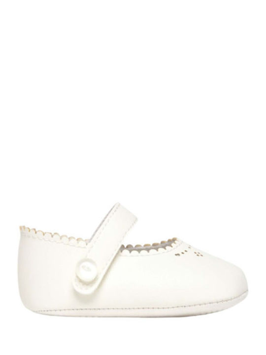Mayoral Baby Soft-Sole Pumps Beige