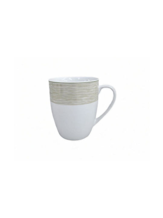 Porcelain Mug 325ml Elegancy Beige Max Home Nw24010015 Set 2 Pieces Material Porcelain Beige Max Home Nw24010015