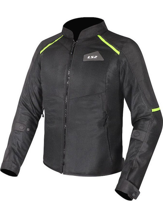 LS2 Breeze Sommer Herren Motorradjacke Schwarz ...