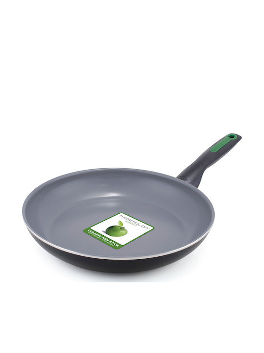 Green Pan Tigaie din Aluminiu cu Capac cu Acoperire Antiaderentă 24cm