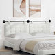 vidaXL Leather Bed Headboard Cushion White 170x...