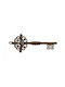 Estheti Home Decorative Cast Iron Key Brown 26x2.5x10.5cm 819-00738 1 Piece