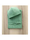 Nima Παιδικό Μπουρνούζι Splashy Green με Κουκούλα