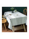 FRIPIA Leinen Tischdecke Weiß 140x250cm