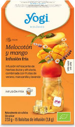 Yogi Tea Tea in Cold Water Peach-Mango Organic 27g 15 Bags – Sugar Free