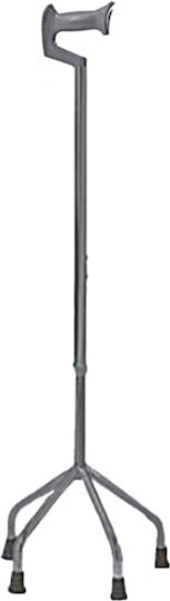 Gehstock Vierbeiniger Aluminium Ergonomischer Griff & Verstellbare Höhe 77-100cm Gewicht Nutzer 110kg