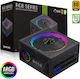 GameMax RGB 850G 850W Μαύρο Τροφοδοτικό Υπολογιστή Full Modular 80 Plus Gold