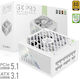 GameMax GX PRO 1250G 1250W White Power Supply Full Modular 80 Plus Gold